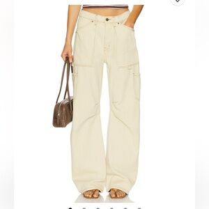 NWT Lioness Miami Vice Mustard Cargo Pants in XXS